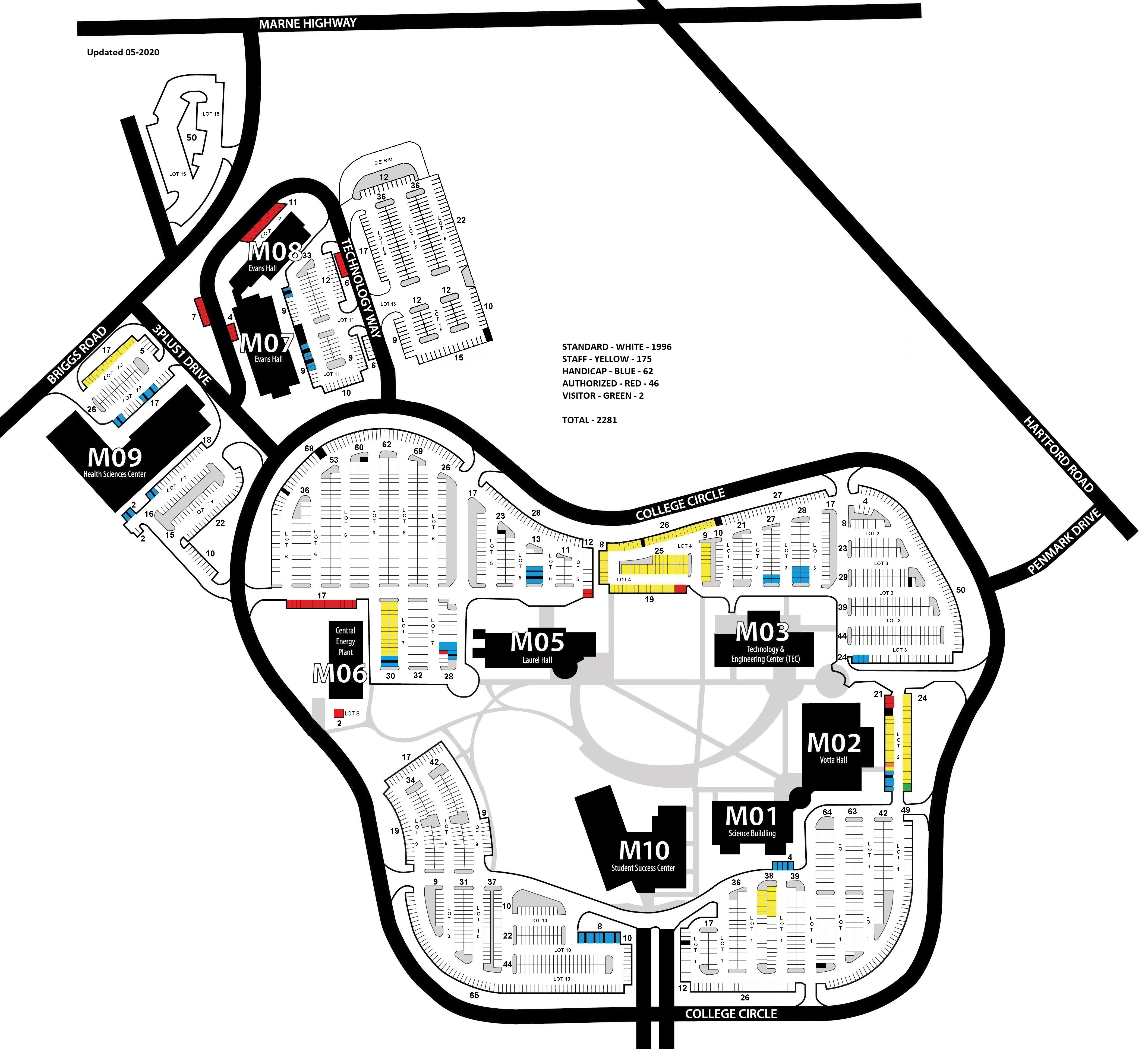 Rowan Campus Map